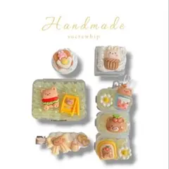 ホイップデコ マルチケース キーホルダー ヘアクリップ マグネット セット