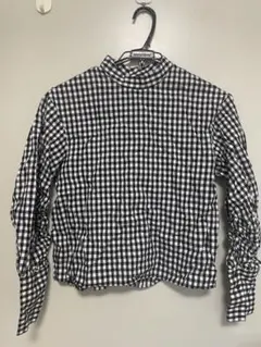 アルシーヴ　ギンガムチェック　ブラウス　シャツ