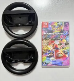 Switch マリオカート8 デラックス + ハンドル2個セット