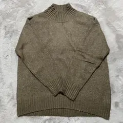 GU パフィータッチオーバーサイズハイネックセーター Lサイズ