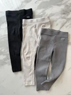 zarakids ザラキッズ　リブレギンス　スパッツ　98cm 3枚セット