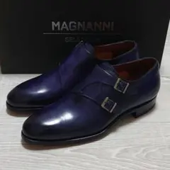 【kazuさん専用】マグナーニ 最上級ライン ダブルモンク EU38 未使用新品のサムネイル