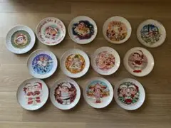 不二家 FUJIYA ペコちゃん クリスマス イヤープレート13枚セットのサムネイル