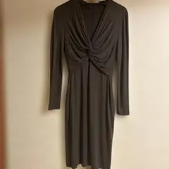 Filo di Seta Milano 長袖ワンピース ブラウン 40のサムネイル