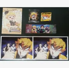 我妻善逸 鬼滅の刃 ステッカー シール ブロマイド ポストカード