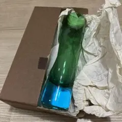 【値下げ】北一硝子　ガラス　一輪挿し　花器　インテリア雑貨　ぶどう　新品 未使用