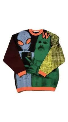 Walter Van Beirendonck ニット・セーター レディース Walter Van Beirendonck ウォルター マルチカラーニット M - メルカリ