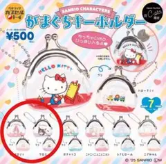 サンリオ　がまぐちキーホルダー　ガチャガチャ　クロミ　マイメロ　メロクロ