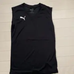 PUMA ブラック ノースリーブ タンクトップ 140