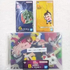 一番くじ ダンダダン B賞 アクリルボード G賞 ラバーチャーム × 2