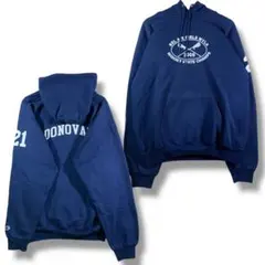 【992】　champion　パーカー　サイズM　ネイビー