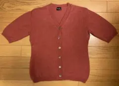 MARGARET HOWELL　旧タグ　コットンリネン半袖カーディガンのサムネイル