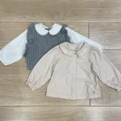 プティマイン トップス2点セット 90cm