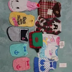 わんちゃんの服10枚とリュックのセット小型犬超小型犬1号2号xs