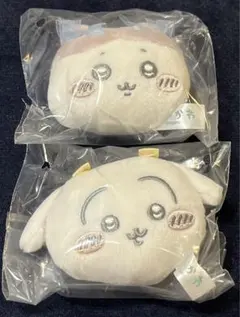 うさぎ　ハチワレ　マスコットミラー