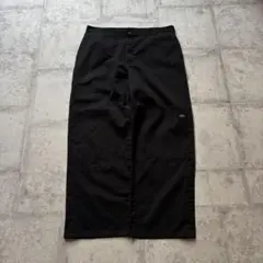 Dickiesディッキーズダブルニーワークパンツ極太ワイド黒ブラックW38L31のサムネイル