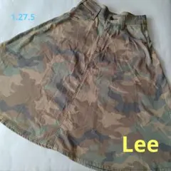 【Lee】Sサイズ　迷彩柄　フレアスカート