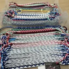 カラフル　ハンドメイド　ミサンガ　ブレスレット　セット　67本