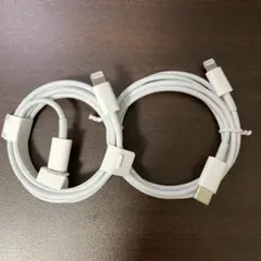 【新品】USB-Ｃ to Lightningケーブル 1m 2本セット