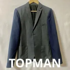 TOPMAN テーラードジャケット グレー×ネイビー メンズのサムネイル