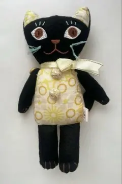 ナタリー・レテ　ミニ・ドール シャシャン キャット　黒猫　ぬいぐるみ　人形