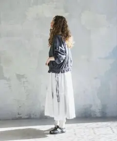UpcycleLino 天竺✕布コンビ2wayトップスのサムネイル