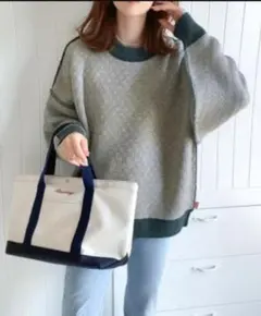 【美品】クラシカルエルフJaVa配色ニット リバーシブル2WAY ゆったり完売品
