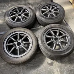 ⭐︎希少バリ山　ブラックレーシング　14インチ　6J ＋40 PCD100 4穴 ⭐︎希少バリ山 ブラックレーシング 14インチ 6J ＋40 PCD100 4