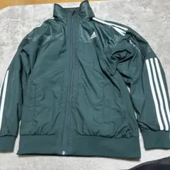 adidas ダークグリーン ジャージ