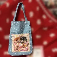 激レアチワワパネル生地 ハンドメイド 片面パネルミニバック - メルカリ