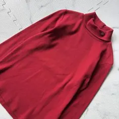 ✨美品✨ラルフローレン　ハイネックニット　赤　星条旗　M相当