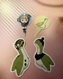 ネッシーカフェ ワットソン レイス オクタン ネッシー ステッカー シールセット