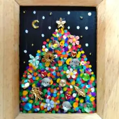 専用‼️シーグラスアート　NO.277 教会のある街のクリスマス。（ウサギ） 2025年最新シーグラスアート クリスマスの人気アイテム - メルカリ