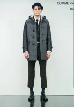 【希少・美品】コムデギャルソンオム 袖切替ダッフルコート 2014AW パリコレ