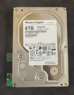 Western Digital WD80EAZZ 8TB HDD 極少使用 - メルカリ