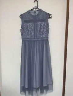 【DollyDoll】ノースリーブチュールドレス 結婚式 お呼ばれドレス