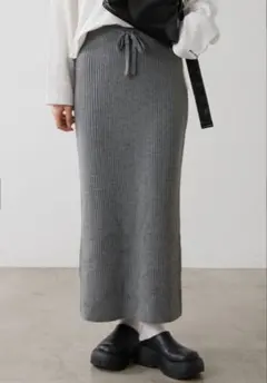 おはな様　チャオパニックティピー　−3キロ痩せリブニットスカート M