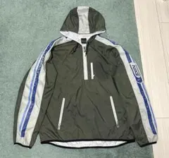 90s〜00s NIKE ナイキ　アノラックナイロンジャケット　カーキ色　古着S