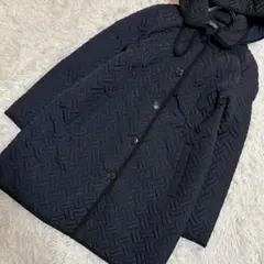 《良品》LAUREN RALPH LAUREN キルティングコート ネイビー M