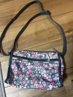 レスポ　花柄ショルダーバッグ
