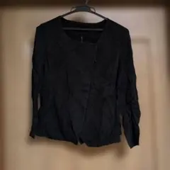 ロートレアモンノーカラー黒ジャケット サイズ38