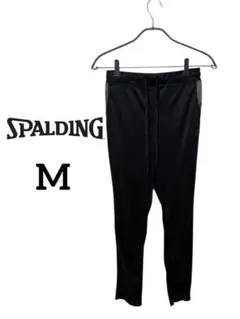 SPALDINGレディーストレーニングパンツ ブラック/グレーMサイズ