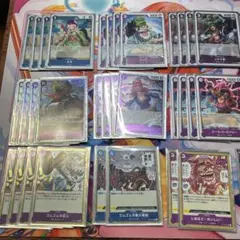 赤緑ルフィ構築済デッキ／2重スリーブ ドンカード パーツ付き - メルカリ