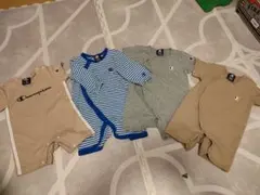 Champion　カバーオール　ロンパース　ベビー　男の子　4点セット