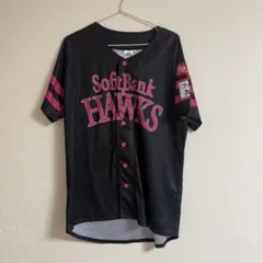 SoftBank Hawks ピンクフルデー復刻ユニフォーム　L