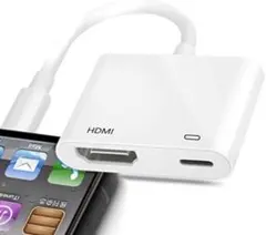 iPhone Lightning typeC 充電 HDMI 変換ケーブル