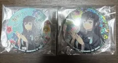 鬼滅の刃 ナムコ 和紙風 ホログラム 缶バッジ 時透無一郎