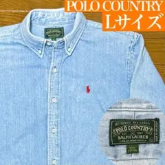 POLO COUNTRY ポロ カントリー ポロカン デニム シャツ Lのサムネイル