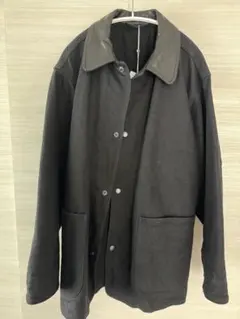 COMOLI DENIM LEATHER WORK JACKET 25aw 2
