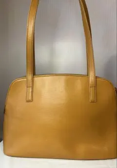 ELLE トートバッグ マスタードイエロー レザーのサムネイル